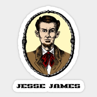 Jesse James Sticker